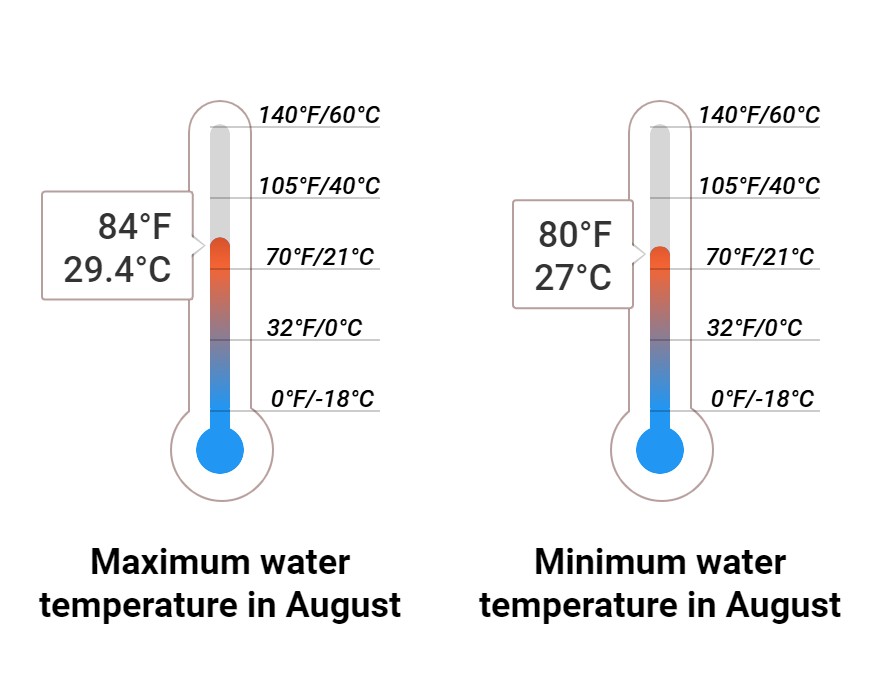Average Sea temperature